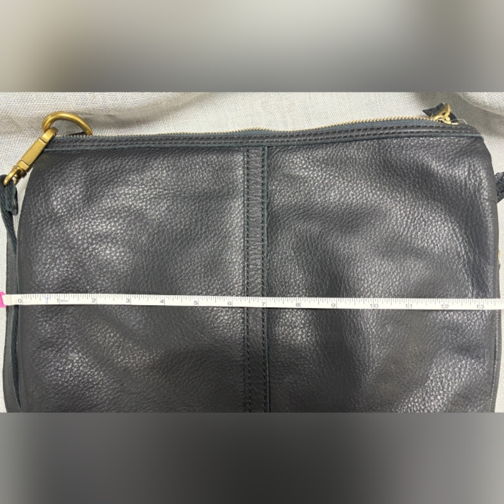 Fossil Erin Cowprint Fold Over Brossbody Bag - image 8